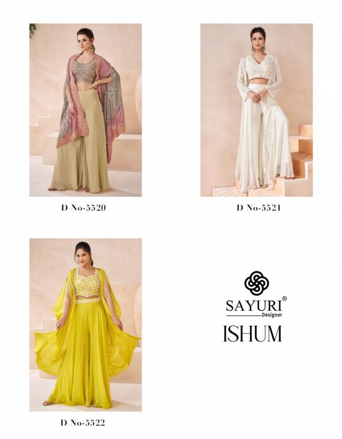 Ishum By Sayuri Georgette Designer Readymade Suits Wholesalers In Delhi